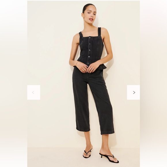 We The Free Black Denim overalls Apparel🌟 - Picture 3 of 11